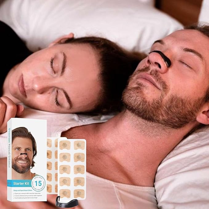 Dormir mejor con tiras nasales magnéticas