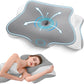 Almohada cervical Nuqa viscoelástica con diseño mariposa